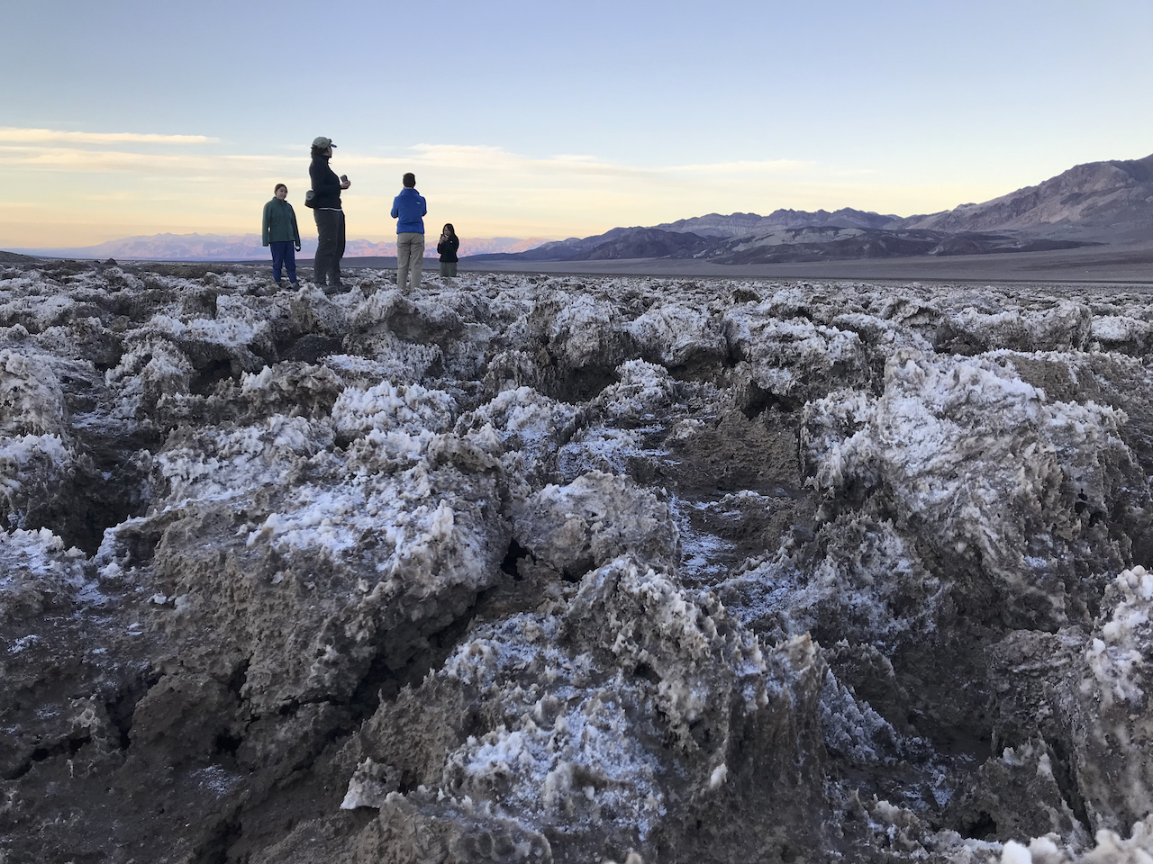 Badwater Basin, Death Valley, California. January 2022 Death Valley Fieldtrip.